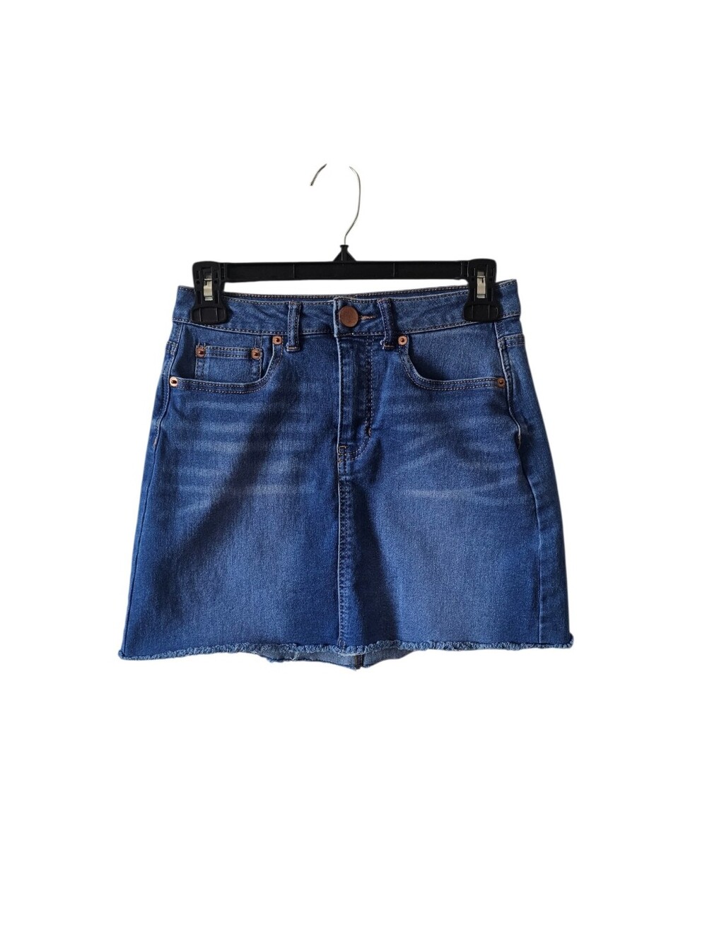No Boundaries Mid Rise Blue Jean Skirt Size 7